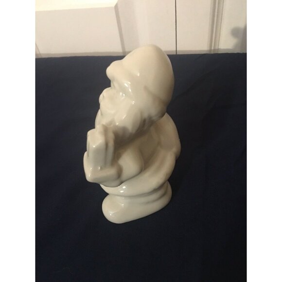Santa Clause Present Holding Present Ceramic Figurine Made In‎ Brazil 5in - Picture 2 of 6